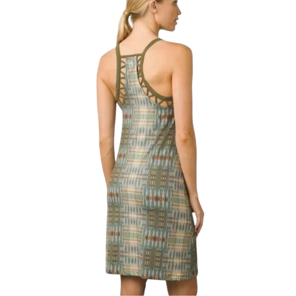 prAna Ardor Dress Sz‎ Small Green print